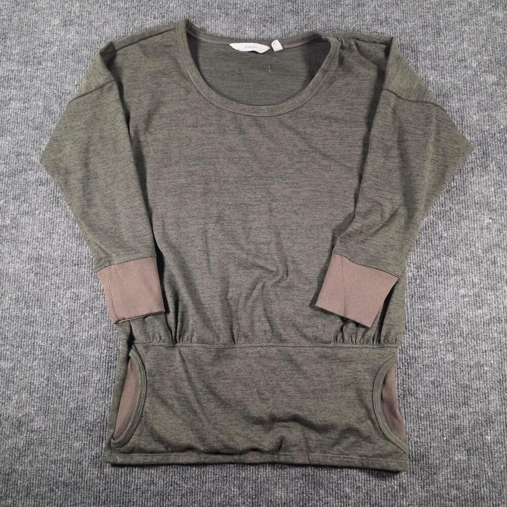 Athleta Women's Green and Khaki Shirt